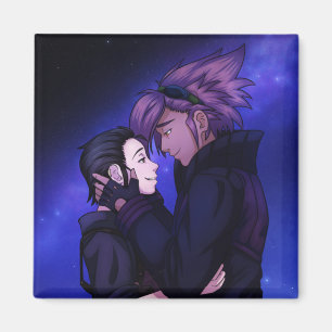 Imán El amor en el espacio