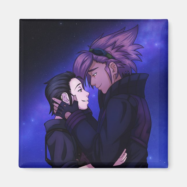 Imán El amor en el espacio (Frente)