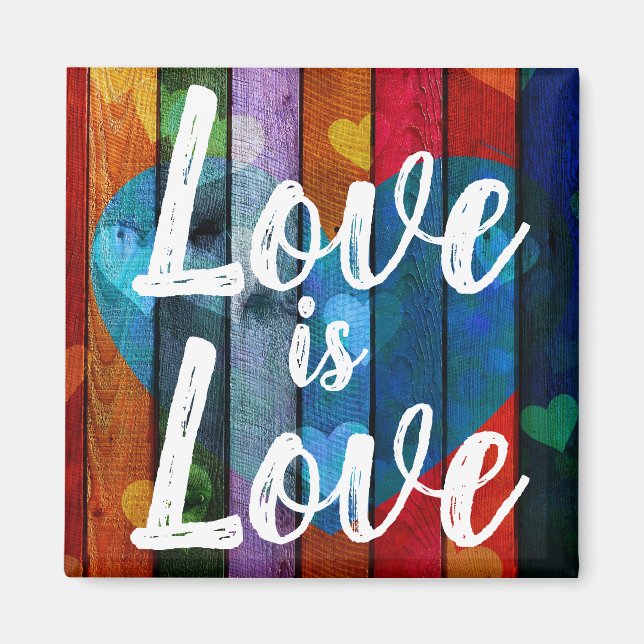 Imán "El amor es amor" (Frente)