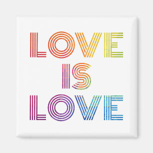 Imán El amor es amor   Rayas modernas