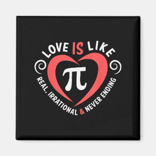 Imán El amor es como la camiseta del día de San Valentí