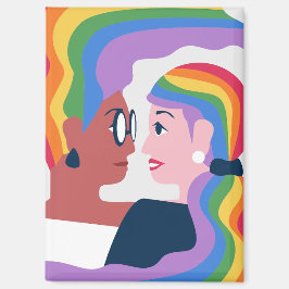 Imán El amor es El día de San Valentín del Orgullo del 