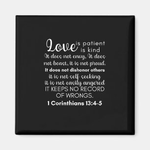 Imán El amor es paciente el amor es amable corintios cr