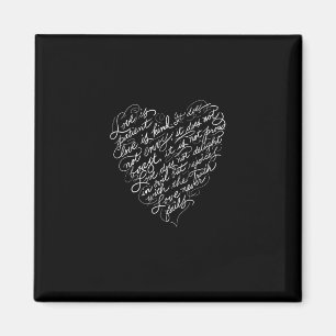 Imán El amor es paciente el amor es amable Inspiración