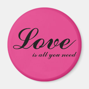 Imán -El amor es todo lo que necesitas Rosa sonroj