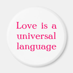 Imán El amor es una lengua universal