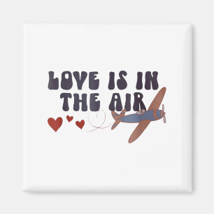 Imán El Amor Está En El Aire Avión Del Día De San Valen