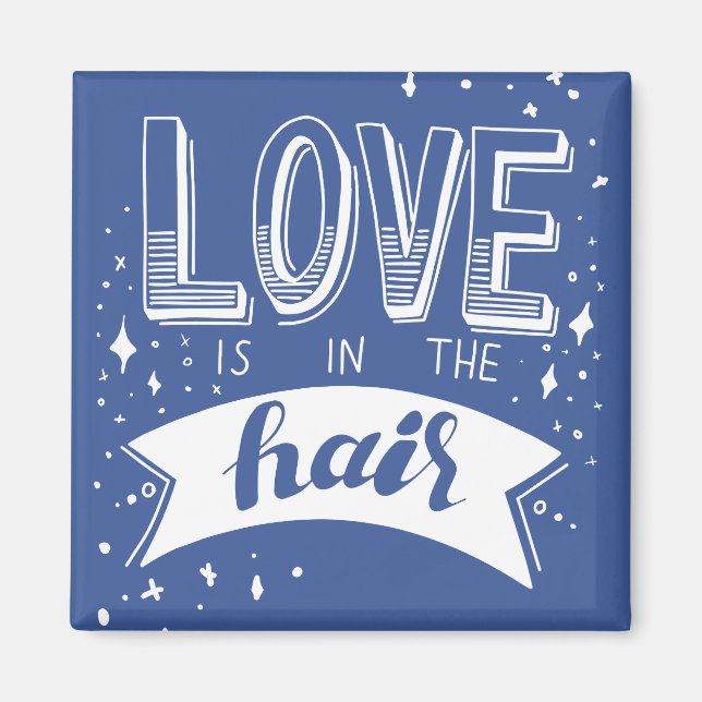Imán El Amor Está En El Pelo (Frente)