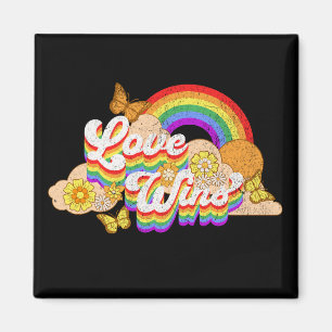 Imán El amor gana el diseño de texto