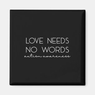 Imán El Amor No Necesita Palabras Autismo Regalos De Co