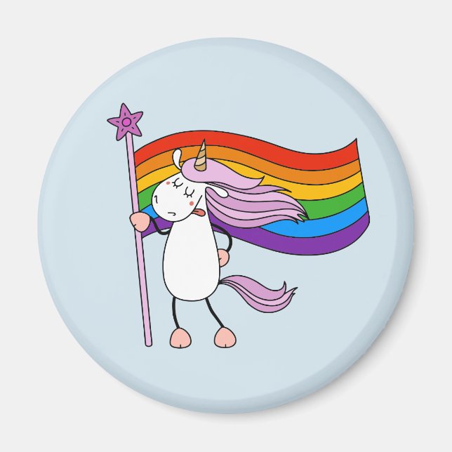 Imán El amor no tiene límites Unicornio (Frente)