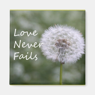 Imán El amor nunca falla Dandelion1 Corinthians 13