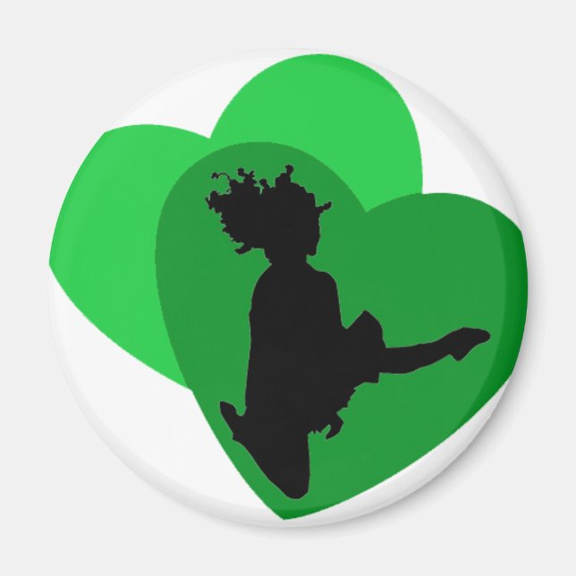 Imán El amor por la danza irlandesa (Frente)