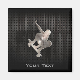 Imán El andar en monopatín; Negro fresco