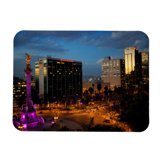 Imán El Angel de Independencia, monumento mexicano (Horizontal)