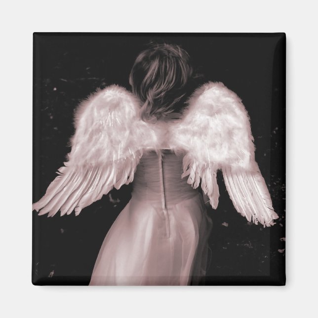 Imán El ángel del bebé está libre (Frente)