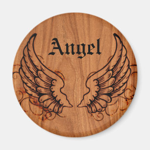Imán El ángel se va volando personalizado