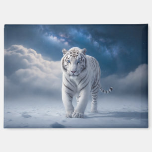 Imán El animal salvaje del tigre Majestic una noche de