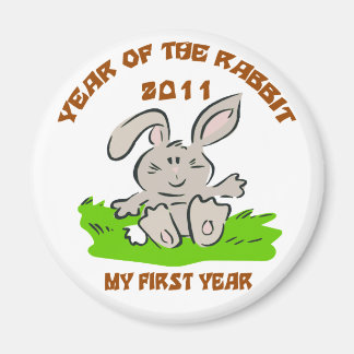 Imán El año 2011 del bebé conejo
