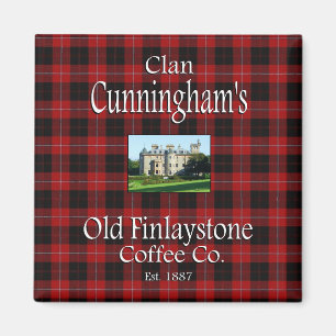 Imán El antiguo café Finlaystone Co. de Clan Cunningham