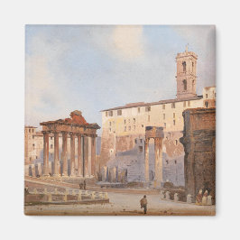 Imán El antiguo Foro Romano (de Ippolito Caffi)
