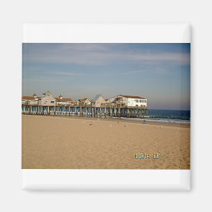 Imán El antiguo muelle de playa de Orchard