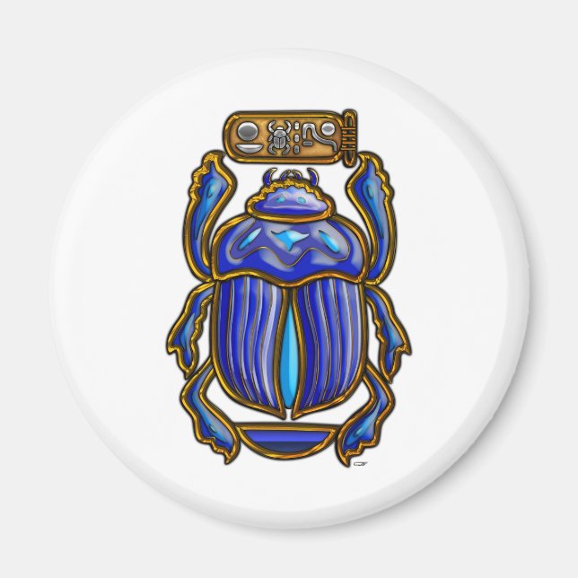 Imán El antiguo Scarab Egipcio (Frente)