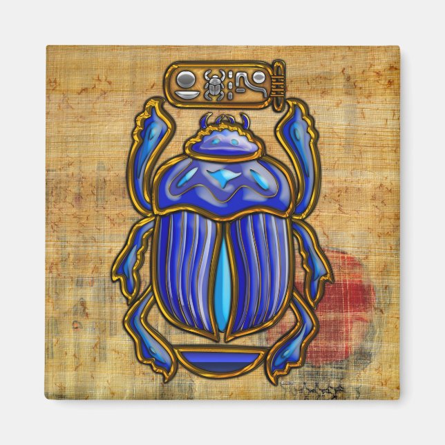 Imán El antiguo Scarab Egipcio (Frente)