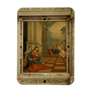 Imán El anuncio de Malchiostro, c.1520 (aceite en el