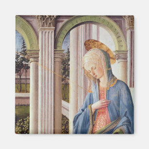 Imán El anuncio, detalle del Virgen María