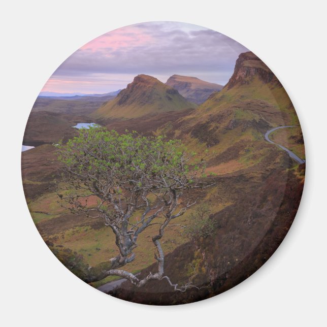 Imán El apacible paisaje del amanecer en Skye (Frente)