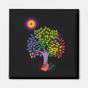 Imán El Árbol Colorido Que Da Vida A La Tierra Paran Gl