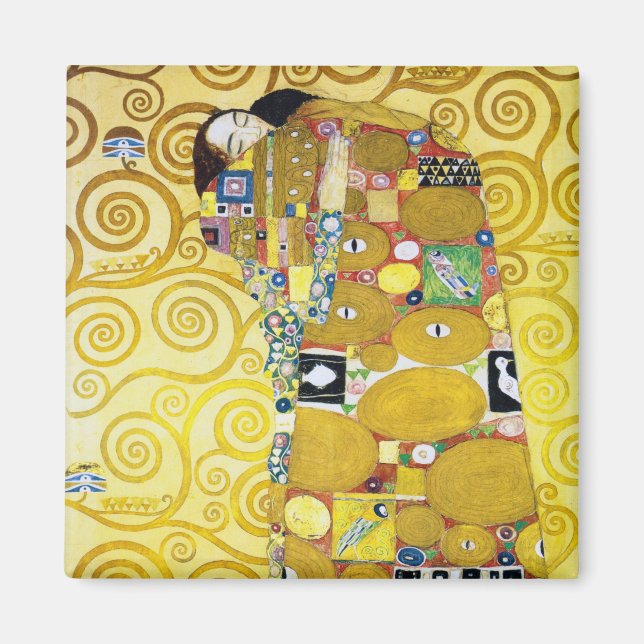 Imán El árbol de la vida (detalle), Klimt (Frente)