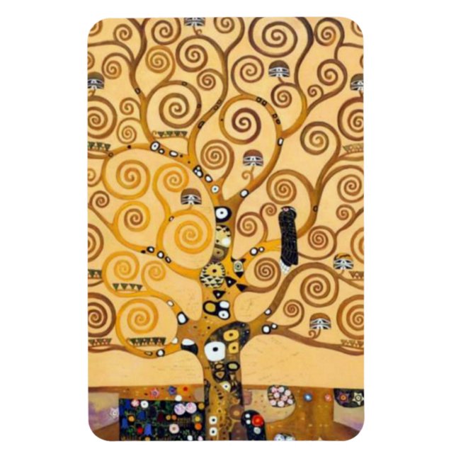 Imán El Árbol De La Vida Gustav Klimt (Vertical)
