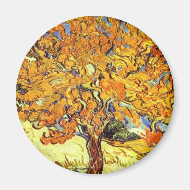 Imán El árbol de las moras, Vincent Van Gogh (Frente)