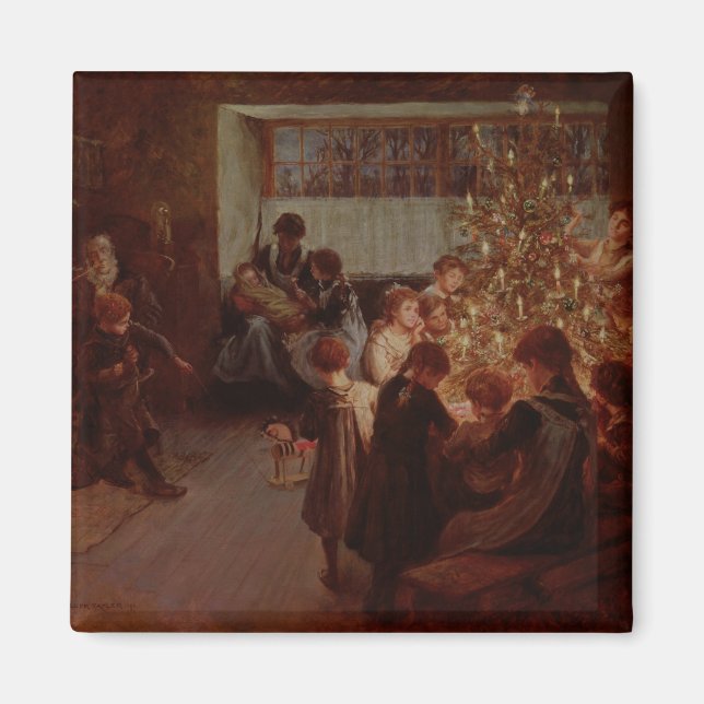 Imán El árbol de Navidad, 1911 (Frente)