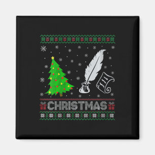 Imán El árbol de navidad de poesía femenina enciende a 