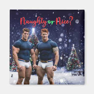 Imán El árbol de Navidades de SlipperyJoe con cubierta