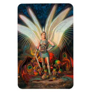 Imán El Arcángel Michael derrota al dragón