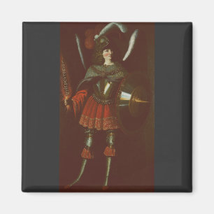 Imán El Arcángel Miguel por Francisco de Zurbarán Arte