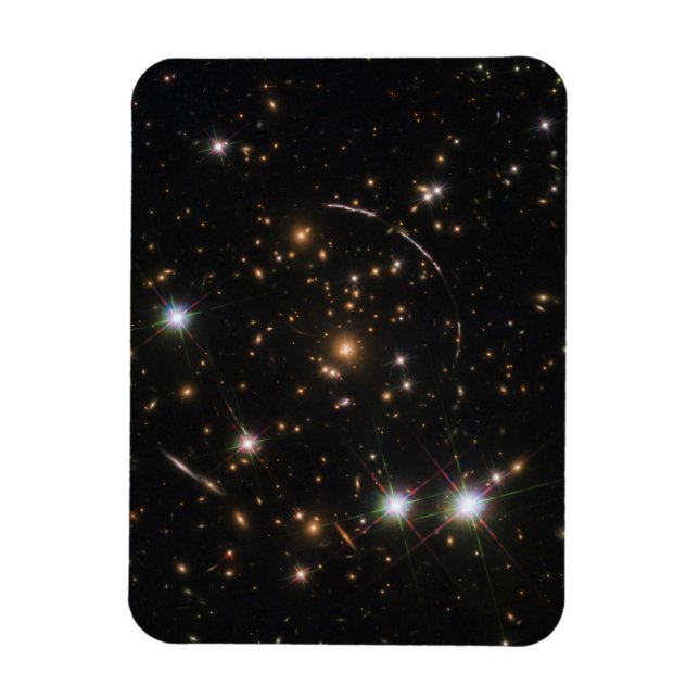 Imán El Arco Del Sol En Un Grupo De Galaxias Masivo (Vertical)