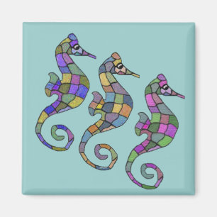 Imán El arco iris del Seahorse