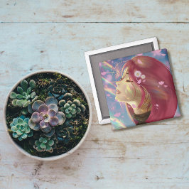 Imán El arcoiris en flor pacífico toca