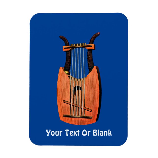 Imán El arpa de King David (Vertical)