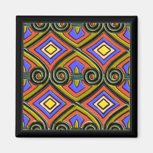 Imán El art déco hace Persia (multicolores brillantes)
