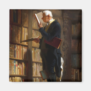 Imán El arte de la librería Carl Spitzweg