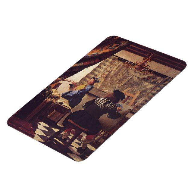 Imán El arte de la pintura de Johannes Vermeer (Lado Izquierdo)