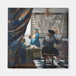 Imán El arte de la pintura, Johannes Vermeer, 1666-1667