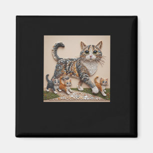 Imán El Arte De Organizar Rocas En Forma De Gato S