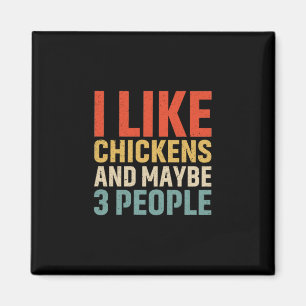 Imán El Arte De Pollo Me Gusta El Pollo